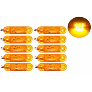 FEUX DE GABARIT 10 x 12V Orange Feux de Gabarit Latéral 9 Led Pour