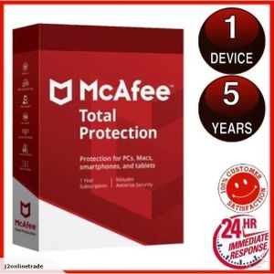 ANTIVIRUS À TELECHARGER McAfee Total Protection 2020 1 PC / 5 Ans
