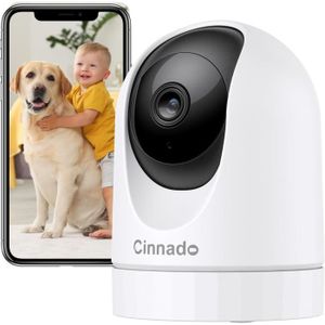 CAMÉRA IP Camera Surveillance Wifi Interieur - 2K 3Mp Babyphone Caméras De Surveillance Pour Bebe-Chien-Chat-Maison Connectee Avec Déte[J86]