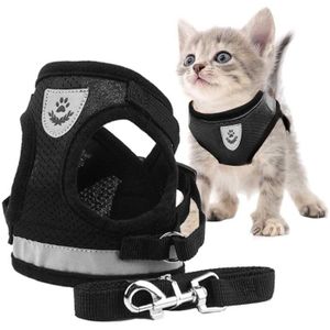 Harnais pour Animal Domestique Accessoires pour Chien Laisse de Traction Chiot Chat Sangle de Poitrine r/églable Feli546Bruce Gilet pour Chien Laisse de Marche