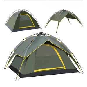 TENTE DE CAMPING Tente De Camping Familiale 3 À 4 Places 220*200*13