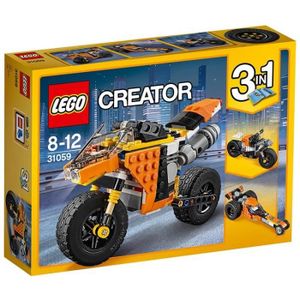 ASSEMBLAGE CONSTRUCTION Jeu de construction LEGO - Creator - La Moto Orange 52061 - 194 pièces - À partir de 8 ans