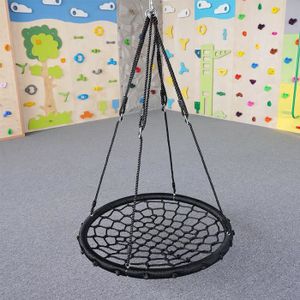 BALANÇOIRE - PORTIQUE Balançoire nid pour enfant - Dx® - Noir - Ø 100 cm