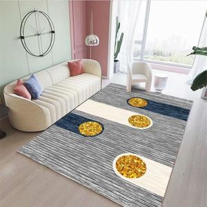 TAPIS tapis industriel Tapis rectangulaire gris Salon Chambre à coucher Décoration de la décoration de l'humidité 120X160cm[4651]