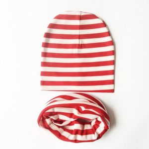 CASQUETTE Style à rayures rouges 1 - Chapeau pour bébé, écha