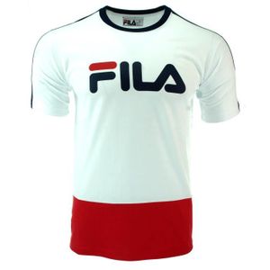 T-SHIRT FILA T-shirt col rond - Blanc - Homme