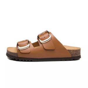 Sandales Dr. Scholl's En Cuir Gold - Taille 40 EU - Style Claquette - Neuf Avec Boîte