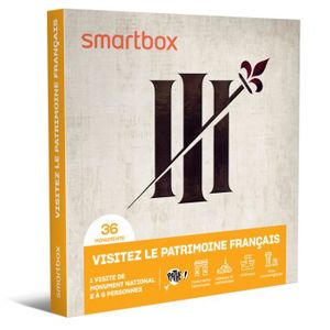 COFFRET SPORT - LOISIRS SMARTBOX - Visitez le patrimoine français - Coffre
