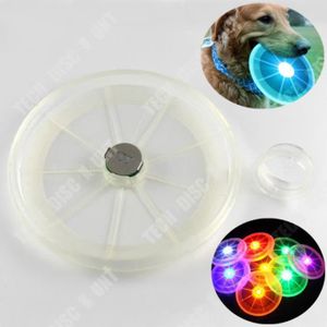 JEU D'ADRESSE TD® Frisbee Disque volant LED- Lumineux Multicolor