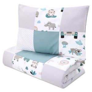 Sweety Fox Fabriqué en France - Set de Couette Enfant 100 x 135 cm