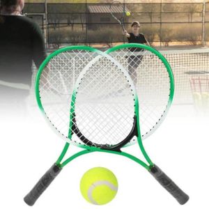 RAQUETTE DE TENNIS Fdit raquette de tennis pour débutants Raquette de tennis pour enfants en alliage de fer - Raquette d'entraînement pour débutants
