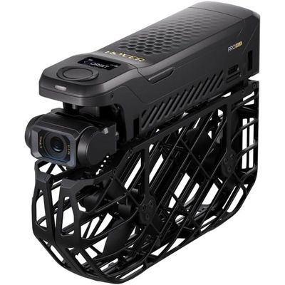 HOVERAir X1 Drone avec Camera, Drone Suivez-Moi avec Contrôle Mains Libres, Mine Drone avec Vidéo HDR, Trajectoires De Vol Intelligentes, Décollage de la Paume de la Mains Libres, Noir (Combo Plus