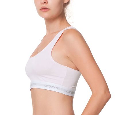 Soutien-Gorge de Sport Rembourré Femme Zippée Devant Push UP Brassière