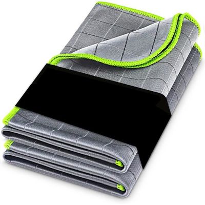 Chiffon Microfibre XXL BORNSHINE 60x160cm 450 GSM - Séchage Voiture Sans Traces - Ultra Absorbant