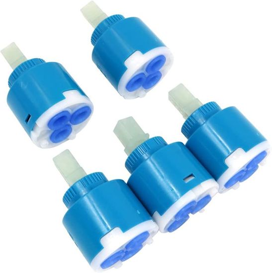 Cartouche De Filtre Céramique Bleue 35 Mm - Pour Robinet Cuisine/salle De Bain - Remplacement Anti-fuite - Économie D'eau