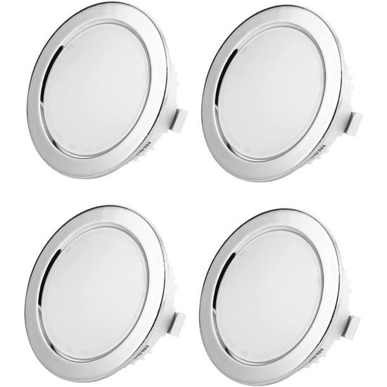 Lot De 4 Mini Spots LED Encastrables 12V/24V - 3W, 270 Lm, Ø30mm | Angle Étroit 25° - Idéal Camping-car, Placards - 7