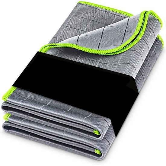 Chiffon Microfibre 30x30 Cm Lot De 4 Chiffons Microfibre Carbone – 30x30 Cm – Pour Vitres, écrans, Voiture – Lavables En Machine Microfibre Cuisine Antibactérien Chiffon Microfibre 30x30 Cm Lot De 4 Chiffons Microfibre Carbone – 30x30 Cm – Pour Vitres, écrans, Voiture – Lavables En Machine Microfibre Cuisine Antibactérien