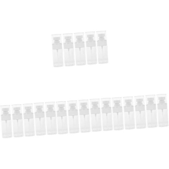 6 Flacons Pulvérisateurs Voyage 20ml Transparents Rechargeables - Avec Entonnoirs Et Étiquettes