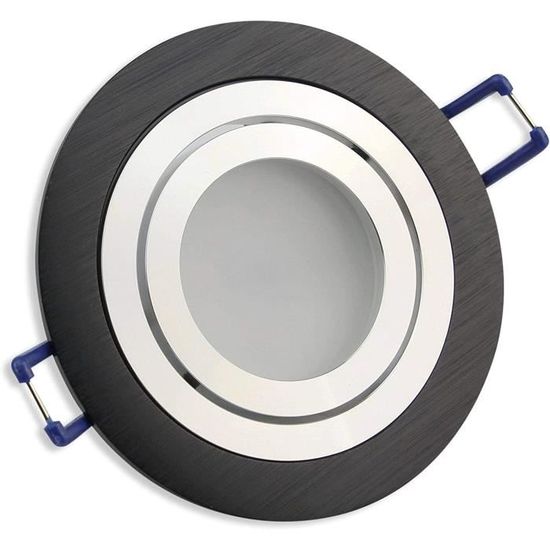 Spot Encastré LED Chrome 5 Watt Blanc Neutre Super Plat 230V Convient Pour Salle De Bain Ext Rieur T 910730