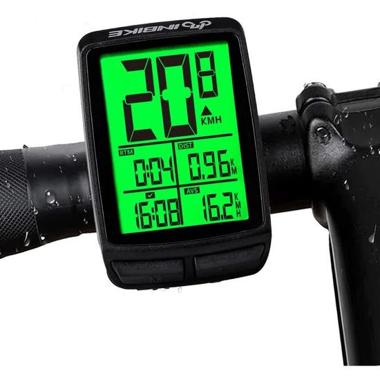 Digital Vélo LCD vélo ordinateur odomètre compteur de vitesse Chronomètre Nouveau BP 
