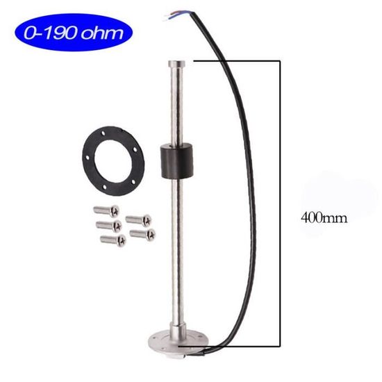 JINGERL Capteur de Niveau de Carburant 0~190 Ohm jauge de Niveau