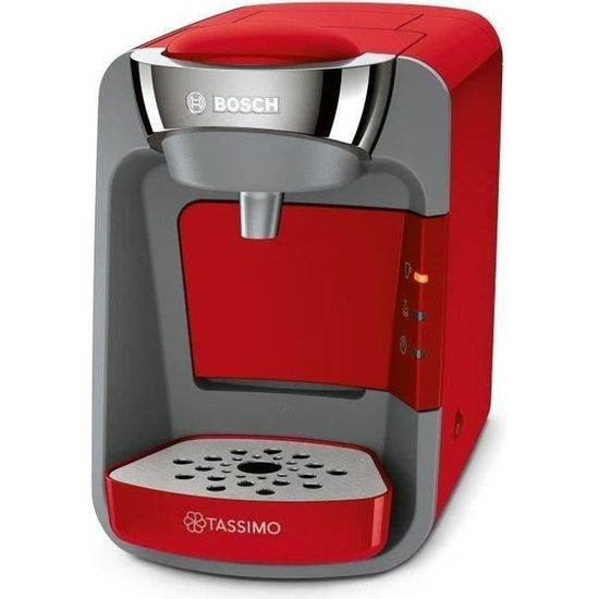 Machine à café multi-boissons BOSCH Tassimo Suny TAS32 - Rouge coquelicot