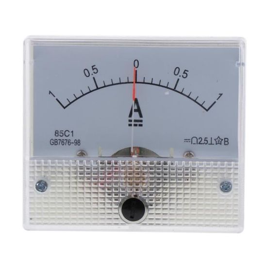 DC5A Analog Current Panel, 85C1-A Amp Ammeter Gauge Meter 2.5 Accuracy For Auto Circuit Measurement Tester