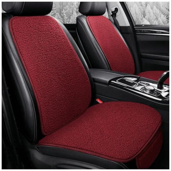 Susy Shop Housse Siège Voiture Universelle Noir/Rose Avec Dossier Arrière Zip - Compatible Airbags
