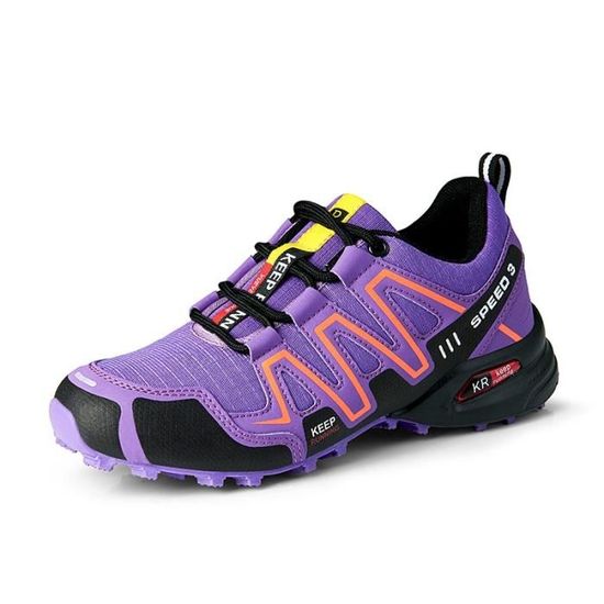 SEANATIVE Chaussures De Randonnée Femme Maille Respirante - Baskets Légères Et Confortables Pour Marche, Sport Et Voyage