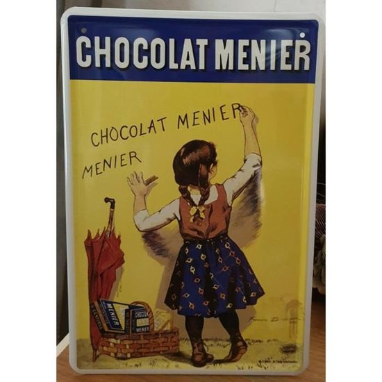 PLAQUE ÉMAILLÉE CHOCOLAT Menier EUR 600,00 - FR
