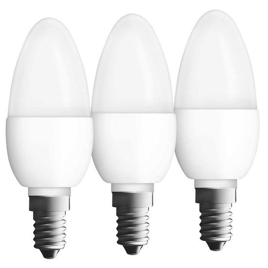 Ampoule LED Classic A60 - 9 W - E27 - mat, blanc chaud - ensemble de 3