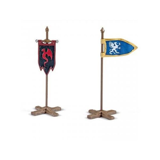 Kit de drapeaux - Schleich - Figurines chevaliers - Ordre des Dragons - 1 élément