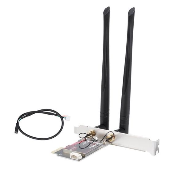 AC1200 WIFI 5 PCI-E Wireless Adapter Desktop PC Internal Card 802.11AC - Foto 6