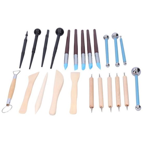 Kit De 14 Outils De Modelage En Argile Polymère – Pour Sculpture, Pâte à Modeler, Pâte Fimo, Gâteau Fondant