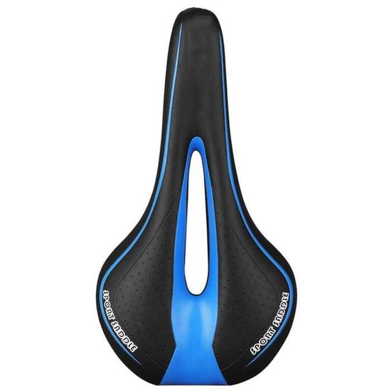 Combo Selle De Vélo Bleu 250x220mm + 2 Sonnettes (argent Et Noir) - Kenda