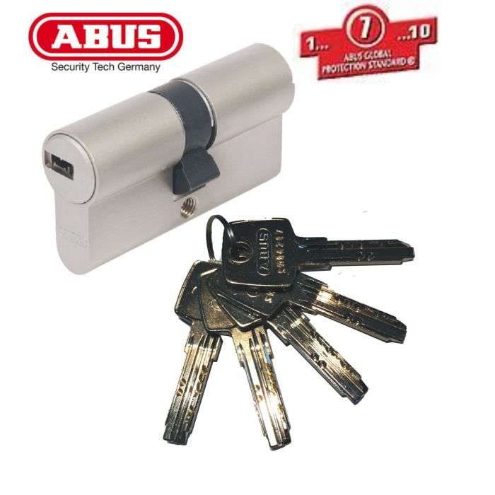 ABUS Cylindre de Porte EC550NP 35/55mm avec 5 clés