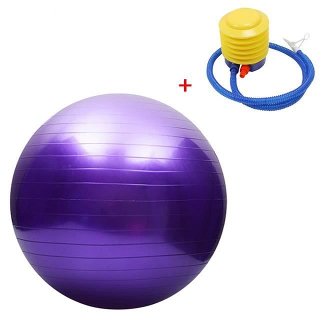 Boule de yoga antidéflagrante de 55 cm, ballon d'équilibre épais Pilates Fitness Training Bal l Fitness Equipment,