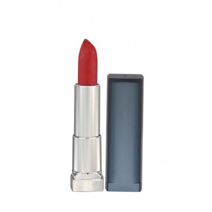 GEMEY MAYBELLINE Rouge à lèvres Color Sensational Creamy Mattes Siren in Scarlet - Rouge