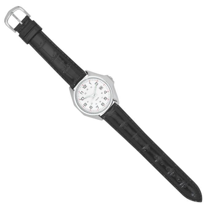 Montre élégance acier blanche