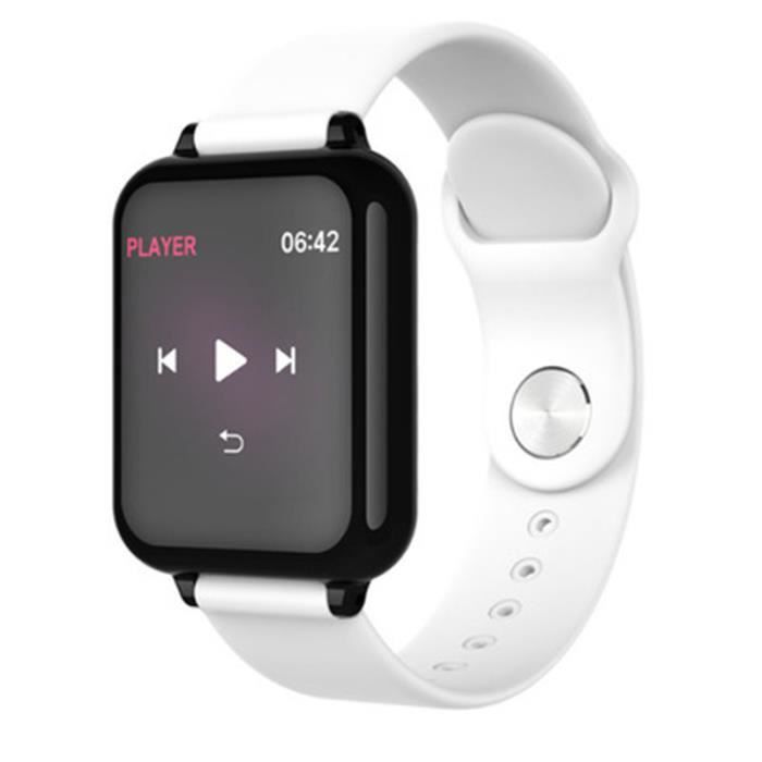 Bracelet intelligent, tension artérielle, podomètre de fréquence cardiaque, rappel d'exercice, bracelet étanche Bluetooth