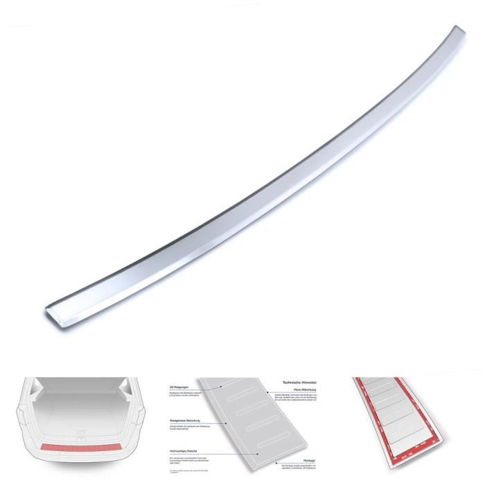 Protection pour bords de chargement en aluminium pour Nissan Juke 2 Typ F16 année 2019- [Argent brossé]