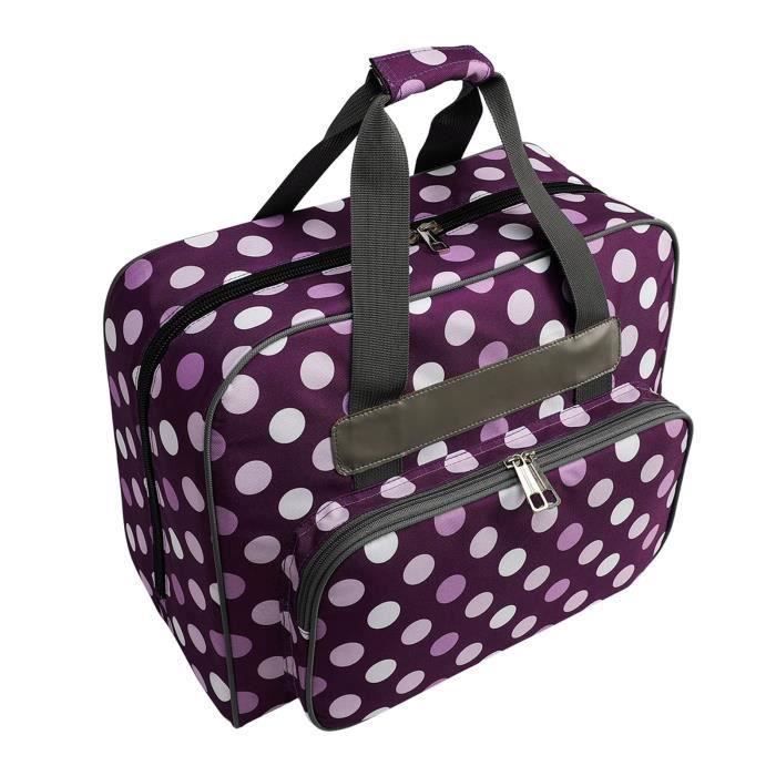 Universel Ménage Machine À Coudre Fourre-Tout Sac avec Anti-Slip Rembourré Bas pour La Plupart Des Normes Surjeteuse Machine et