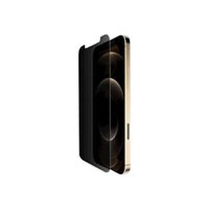 BELKIN UltraGlass Protection d'écran pour téléphone portable - Avec filtre de confidentialité - Pour Apple iPhone 12 Pro Max