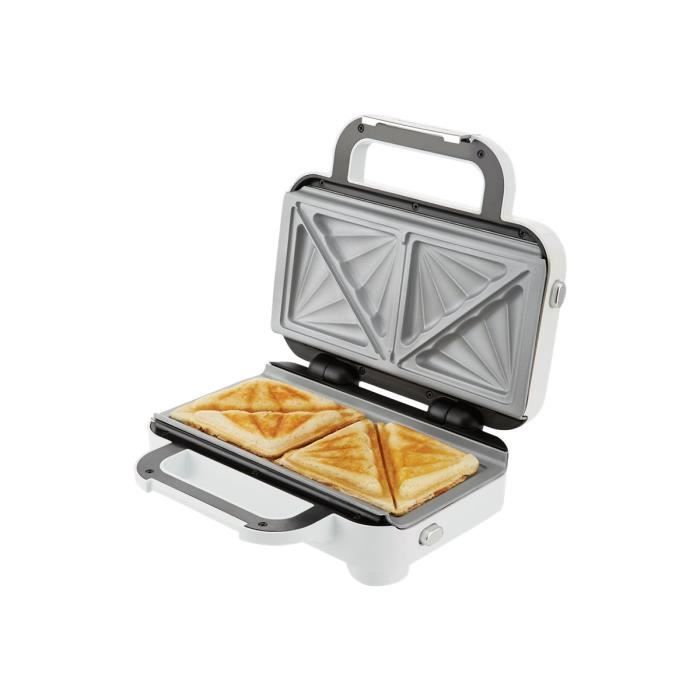 Breville High Gloss DuraCeramic VST074-01 Croque-monsieur gloss white-stainless steel