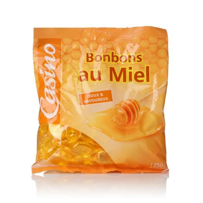 CASINO Bonbons Miel - 250 g