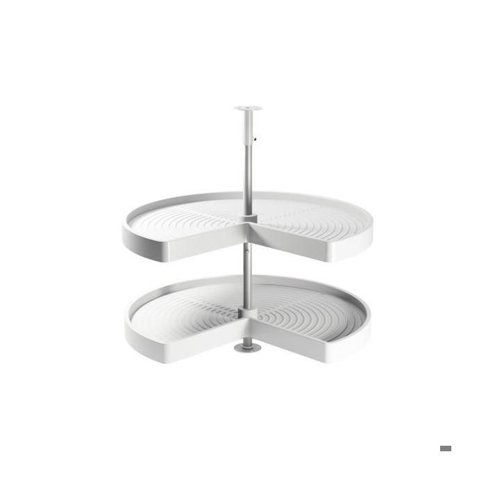 Jeu de plateaux Shelvo EMUCA 3-4 pour module 800 mm en plastique blanc - 8928815