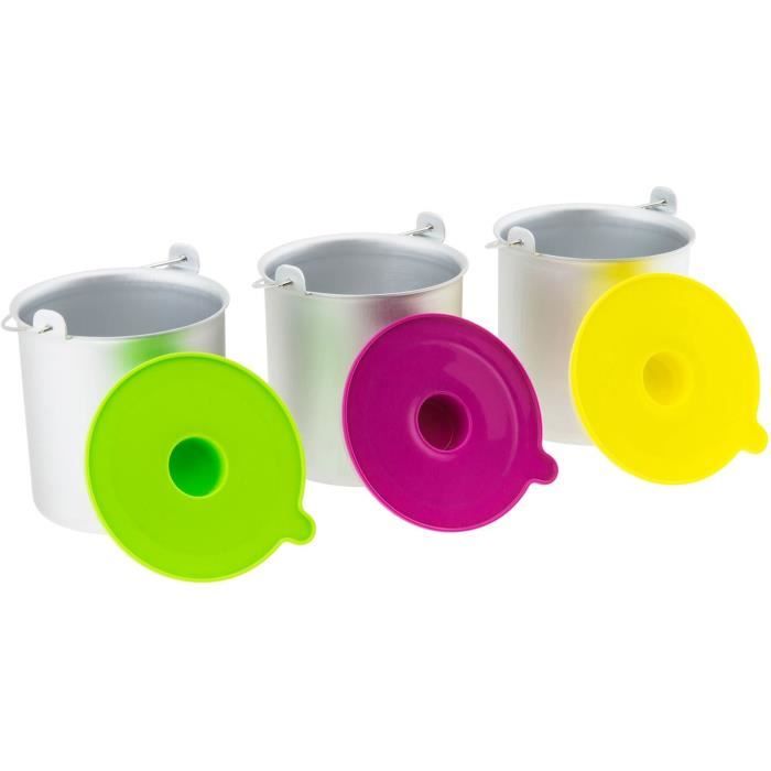 H.KOENIG BO318 - Trois bols 1 L pour turbine à glace HF180