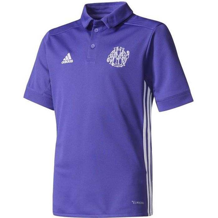 ADIDAS Maillot de football OM Third 17 - Enfant garçon - Violet