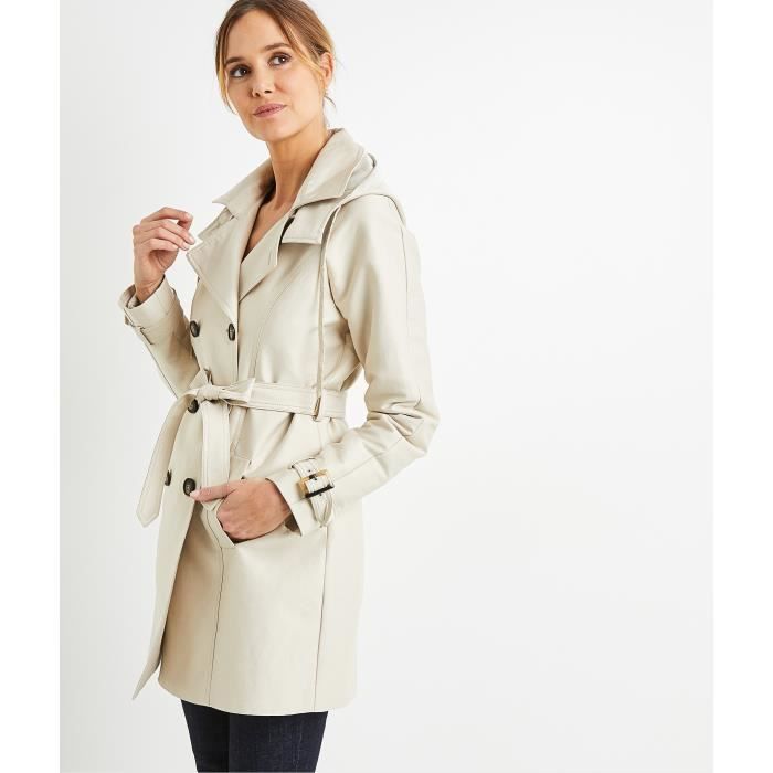 GRAIN DE MALICE - Trench long uni femme
