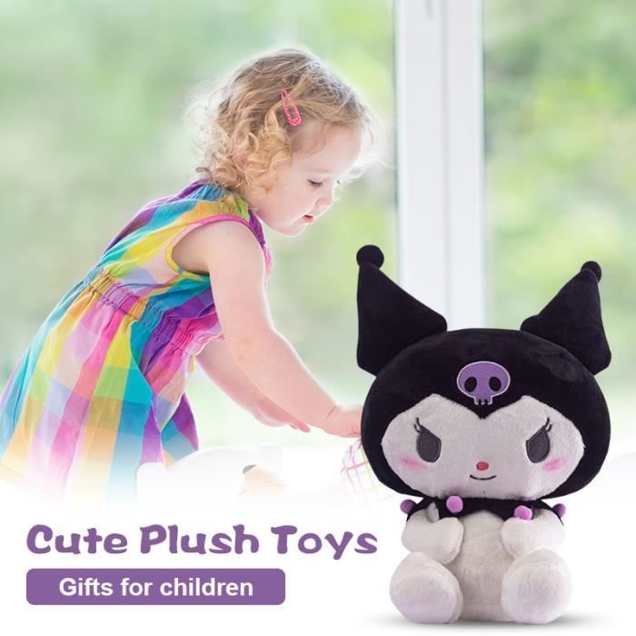 Peluche douce Sanrio Kuromi poupée anime jouets figurine cadeau pour enfants